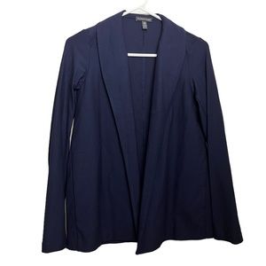 Eileen Fisher Sweater Open Front Jacket Women’s XXS Blue